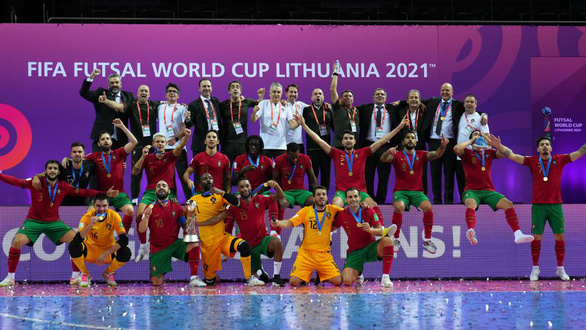 Đội tuyển Bồ Đào Nha đoạt chức vô địch FIFA Futsal World Cup - Ảnh: FIFA