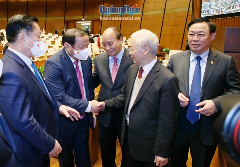 Tổng Bí thư Nguyễn Phú Trọng với các đại biểu tại hội nghị. Ảnh: Báo Văn hóa.