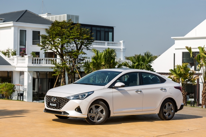 Hyundai Accent hiện đang là mẫu sedan cỡ B bán chạy nhất tại Việt Nam.