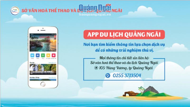Sở VH-TT&DL triển khai ứng dụng App du lịch Quảng Ngãi. 