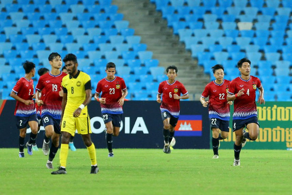 Hai chiến thắng liên tiếp trước U23 Malaysia là vết son trong lịch sử bóng đá Lào - Ảnh: HOÀNG TÙNG