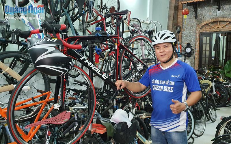 Anh Phan Văn Hải khởi nghiệp thành công từ kinh doanh xe đạp cũ. 