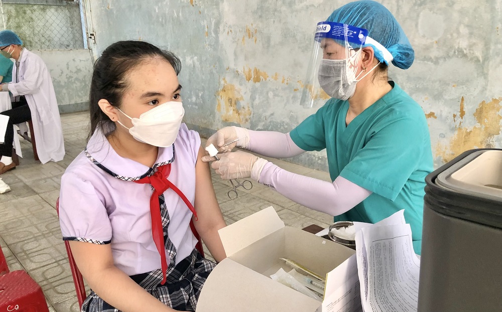 Video: Quảng Ngãi tiêm vắc xin phòng Covid-19 cho trẻ từ 5 đến dưới 12 tuổi