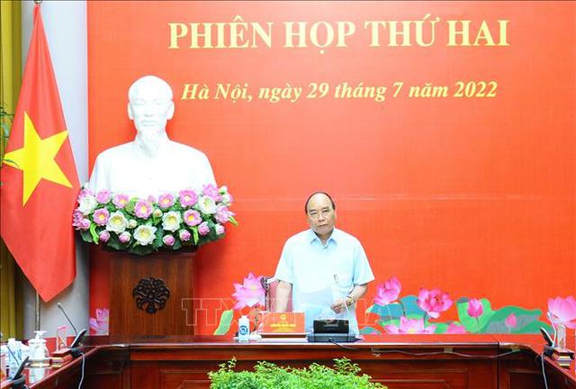 Chủ tịch nước Nguyễn Xuân Phúc chủ trì Phiên họp thứ hai Hội đồng Quốc phòng và An ninh