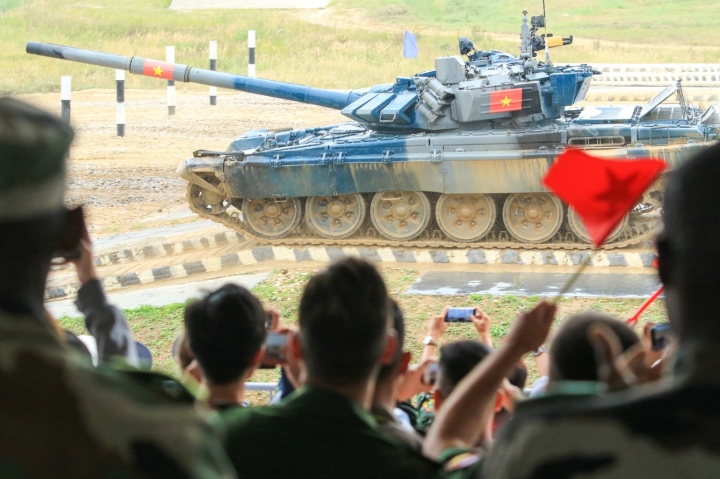 Đội tuyển xe tăng Việt Nam đã thể hiện xuất sắc tại vòng loại Xe tăng hành tiến năm nay.