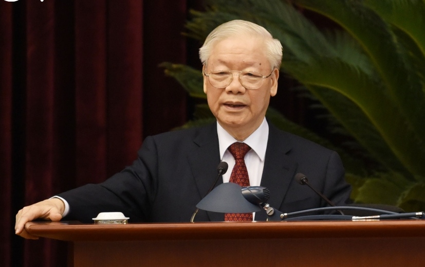 Tổng Bí thư Nguyễn Phú Trọng phát biểu chỉ đạo hội nghị (ảnh VOV).