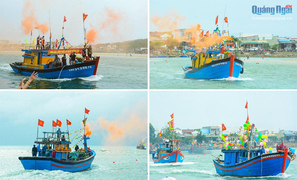 Ngư dân Sa Huỳnh tưng bừng khai biển đầu năm