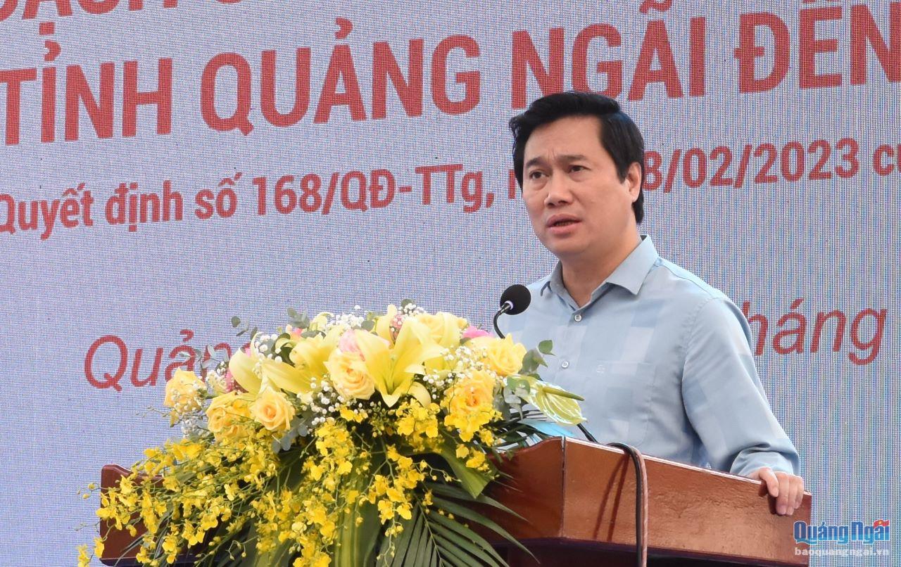 Thứ trưởng Bộ Xây dựng Nguyễn Tường Văn phát biểu tại lễ công bố.
