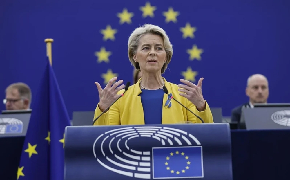 Chủ tịch Ủy ban châu Âu (EC) Ursula von der Leyen. (Nguồn; AP)