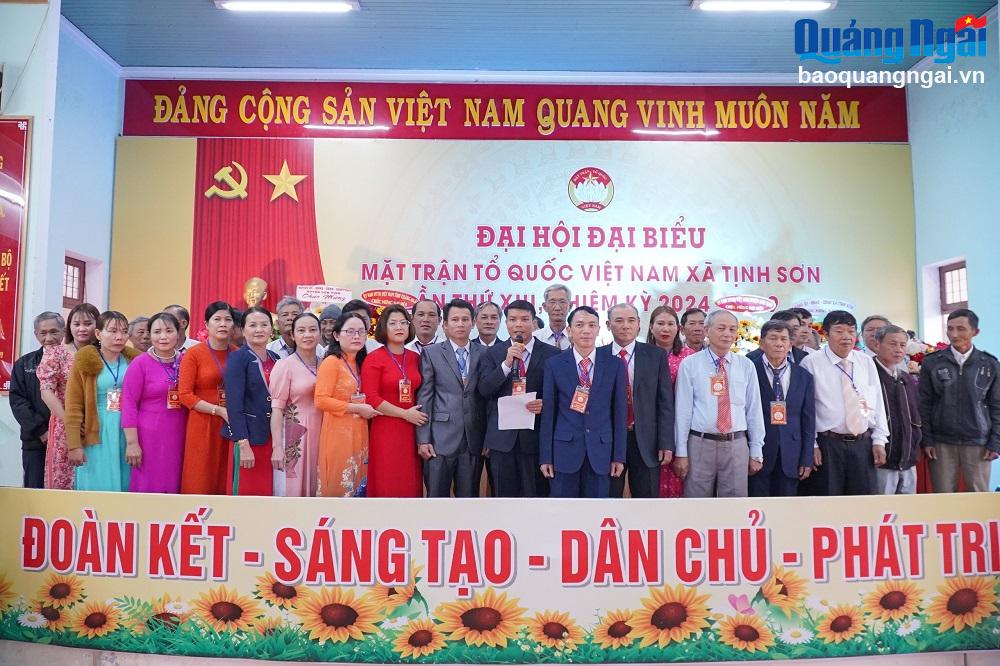 Đại hội đã hiệp thương cử ra 41 vị tham gia Ủy ban MTTQ Việt Nam xã Tịnh Sơn lần thứ XIII, nhiệm kỳ 2024 – 2029.
