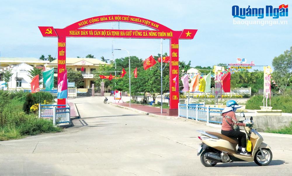 Trung tâm xã Tịnh Hà (Sơn Tịnh).
