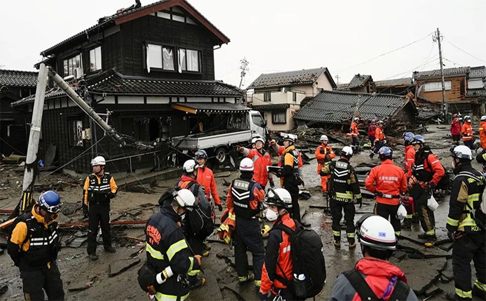 Động đất tại Nhật Bản: Tăng cường lực lượng cứu hộ