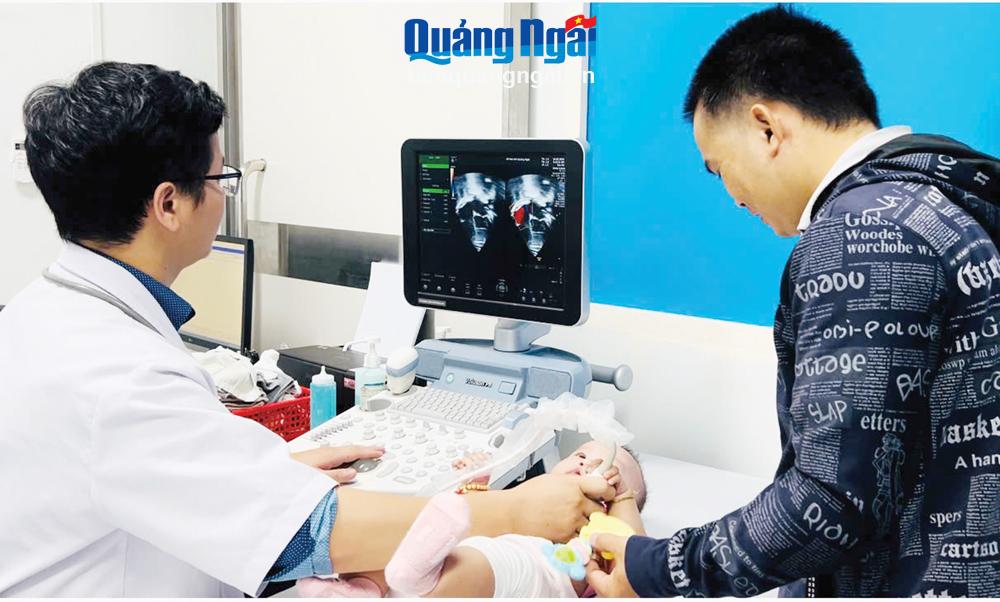 Bệnh viện Sản - Nhi tỉnh đã đầu tư nhiều trang thiết bị hiện đại để nâng cao chất lượng 
chẩn đoán hình ảnh.     ẢNH: KHẢ NHIÊN