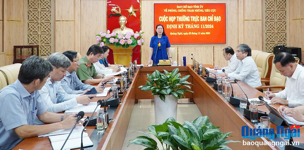 Ban Nội chính Tỉnh ủy: Chú trọng tham mưu phòng, chống tham nhũng, tiêu cực