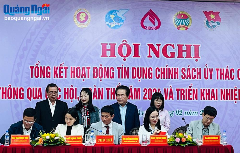 Triển khai nhiệm vụ chính sách ủy thác cho vay năm 2025 