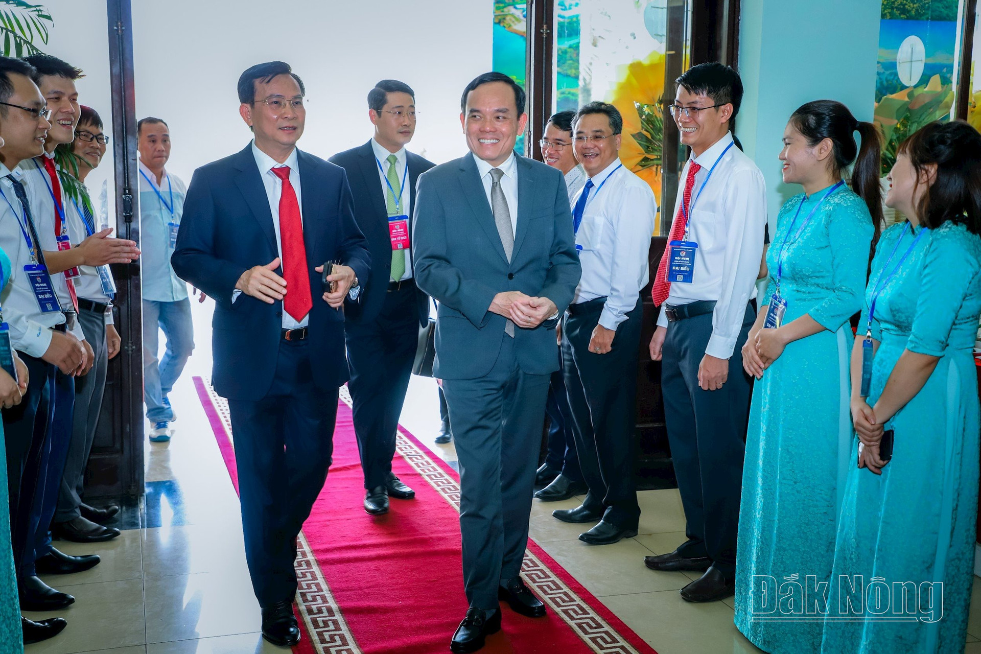 Phó Thủ tướng Chính phủ Trần Lưu Quang đến tham dự Hội nghị công bố quy hoạch tỉnh Đắk Nông thời kỳ 2021-2030, tầm nhìn đến năm 2050.