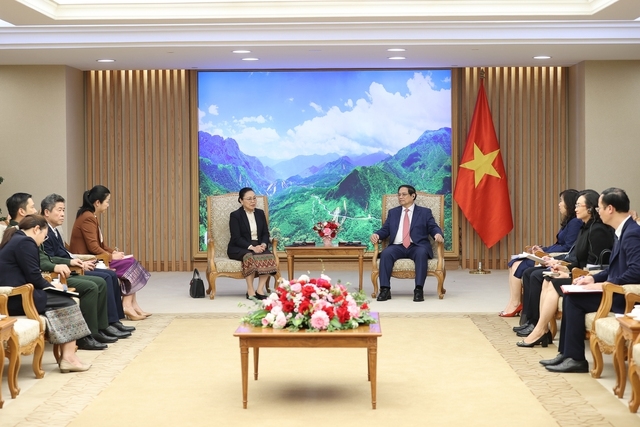 Thủ tướng khẳng định Chính phủ Việt Nam sẽ tiếp tục hỗ trợ Lào đảm nhiệm thành công vai trò Chủ tịch ASEAN 2024, Chủ tịch AIPA 4 - Ảnh: VGP/Nhật Bắc