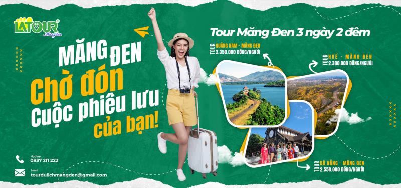 Latour Măng Đen - Đơn vị chuyên cung cấp Tour Măng Đen 3 ngày 2 đêm hàng đầu Việt Nam