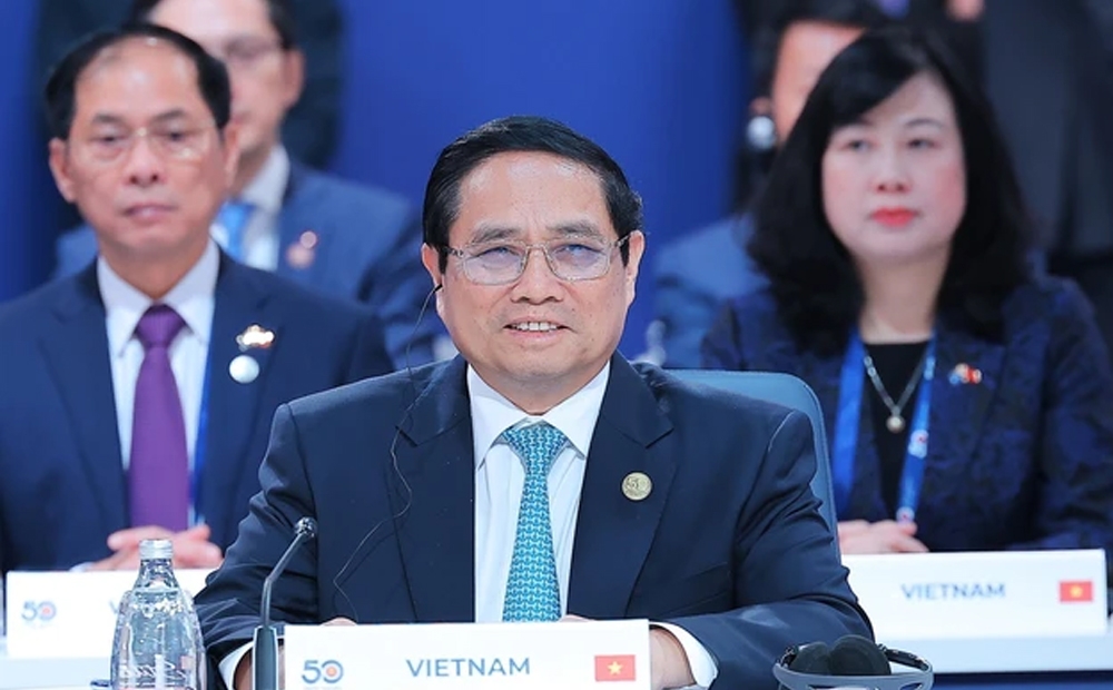 Thủ tướng Phạm Minh Chính dự phiên họp toàn thể. Ảnh: Dương Giang-TTXVN