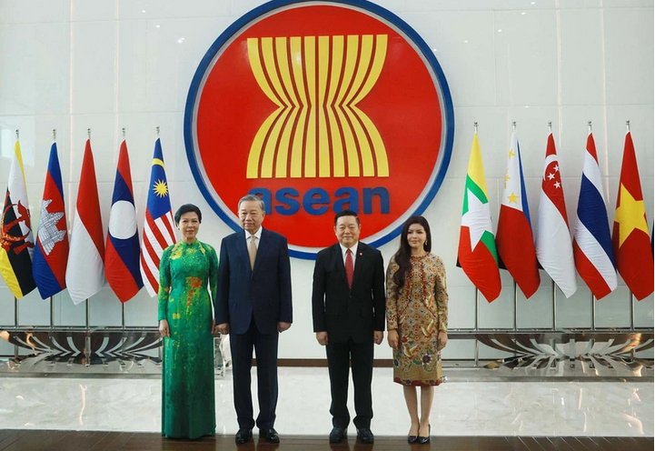 Tổng Bí thư Tô Lâm thăm Ban Thư ký ASEAN