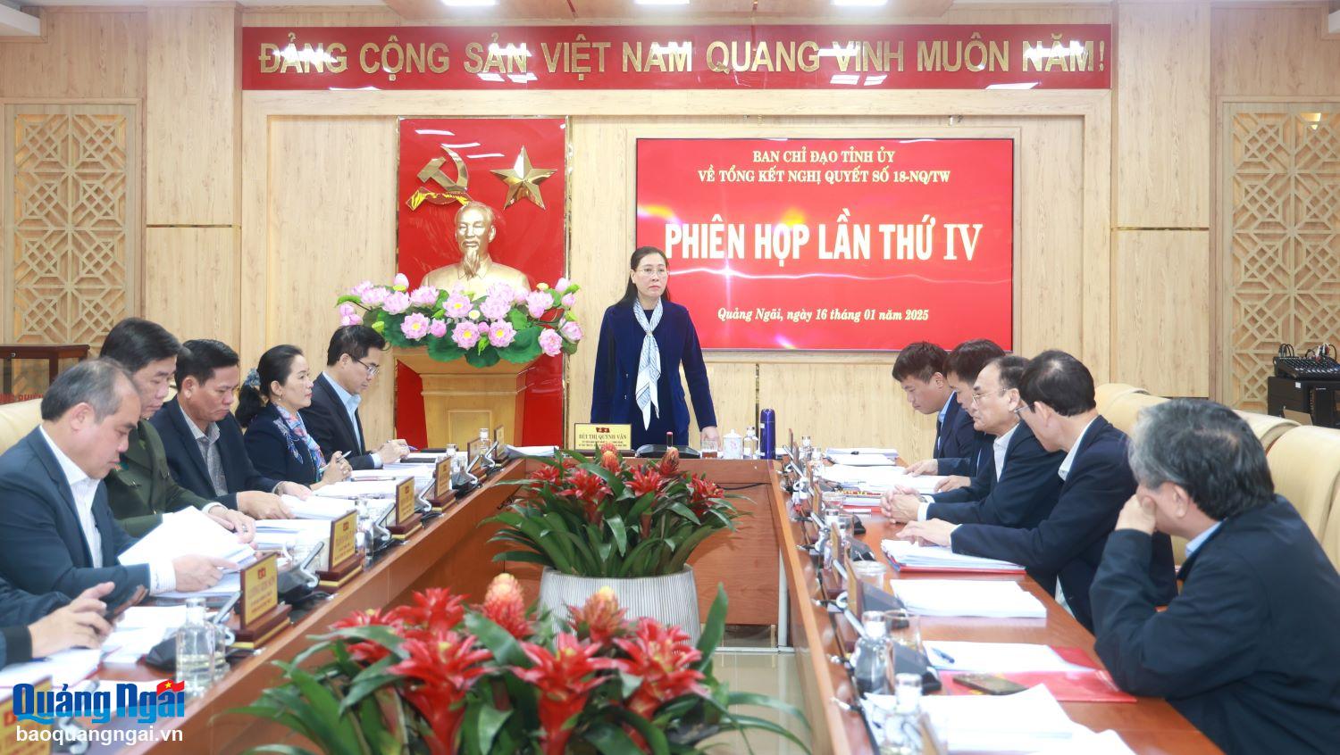 Ban Thường vụ Tỉnh ủy chỉ đạo sắp xếp, tinh gọn tổ chức bộ máy của hệ thống chính trị năm 2025