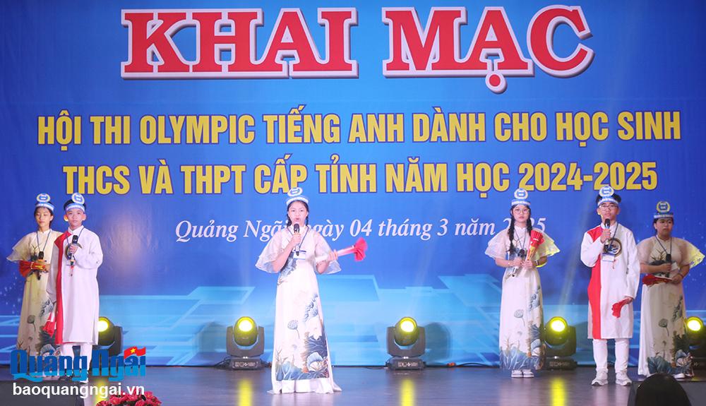 Khai mạc Hội thi Olympic tiếng Anh cấp tỉnh