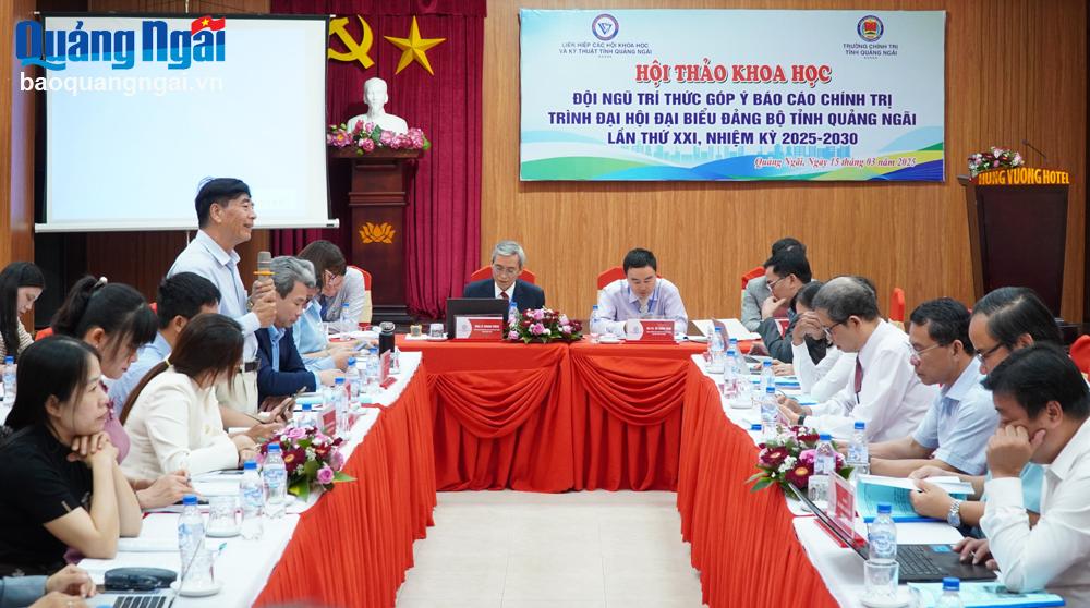 Đội ngũ trí thức, nhà khoa học góp ý báo cáo chính trị