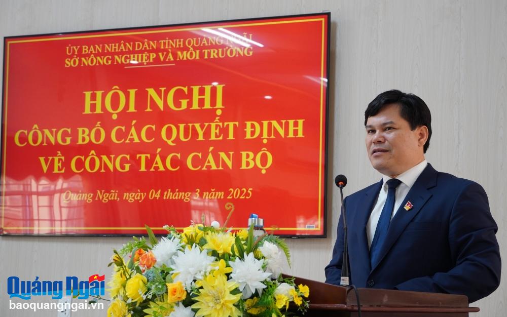 Phó Chủ tịch UBND tỉnh Trần Phước Hiền phát biểu chỉ đạo tại hội nghị.