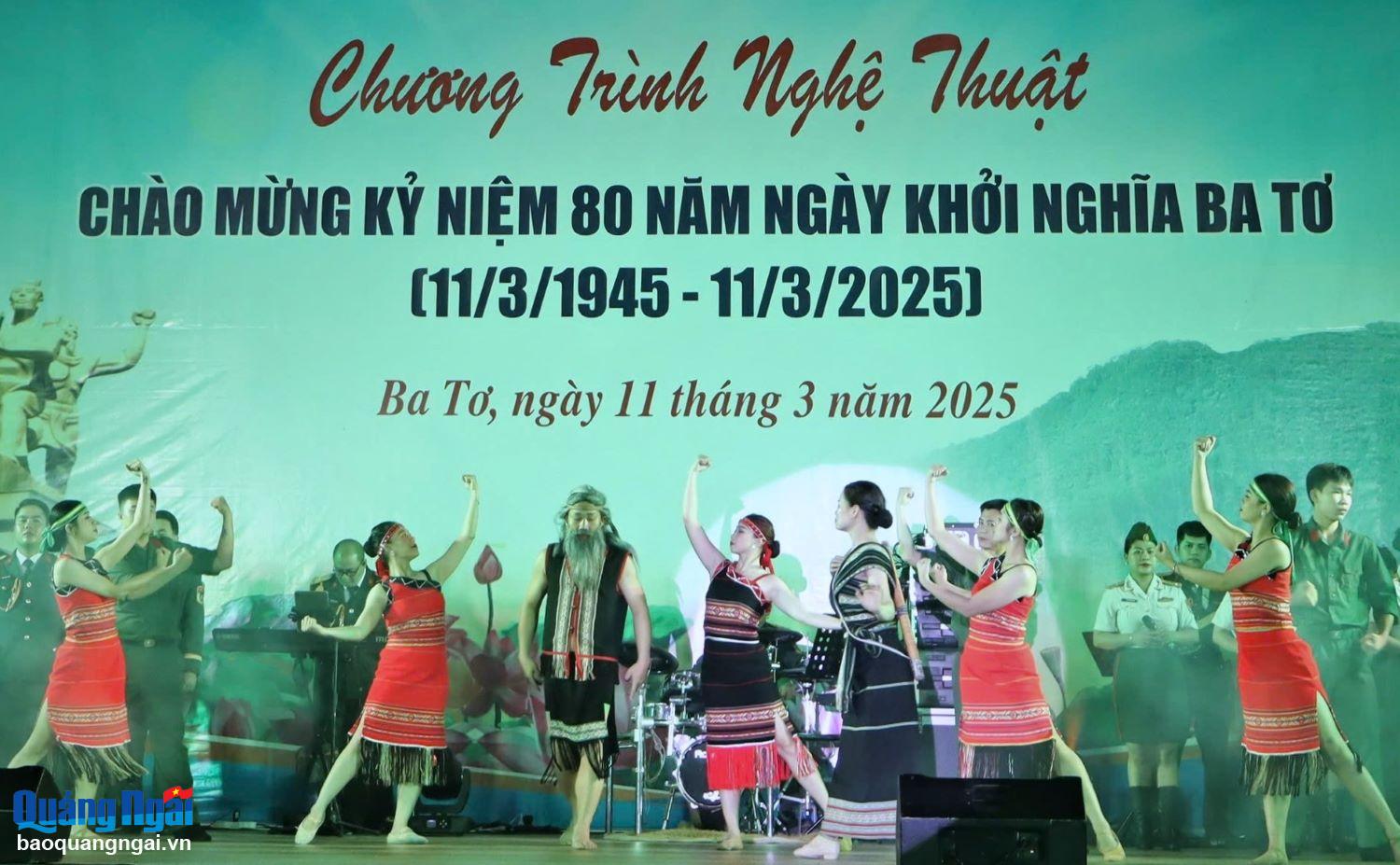 Chương trình nghệ thuật đặc sắc kỷ niệm 80 năm Ngày Khởi nghĩa Ba Tơ