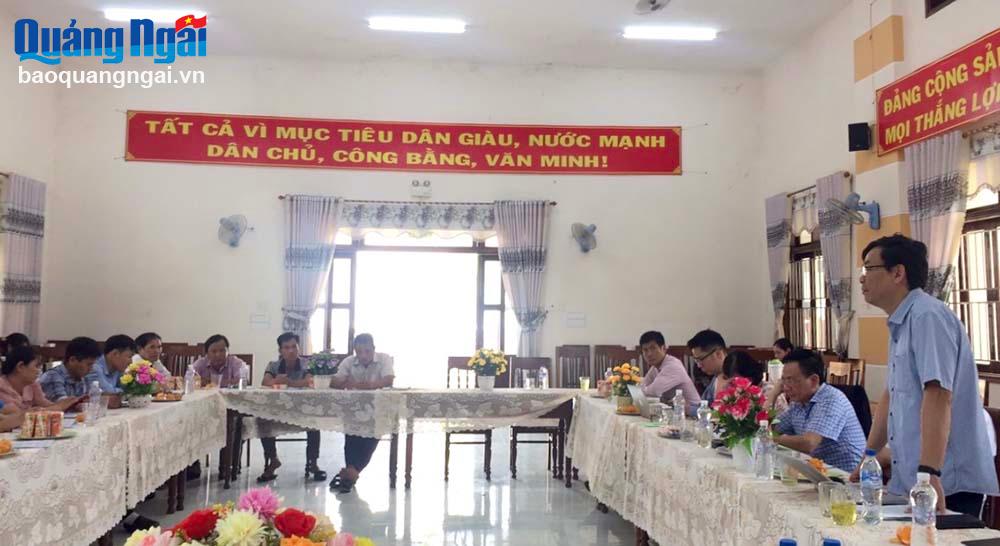Đoàn công tác của Ủy ban Dân tộc kiểm tra thực tế tại huyện Minh Long