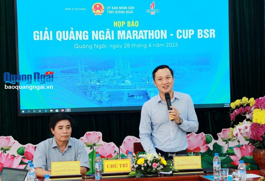 Giải Quảng Ngãi Marathon – Cup BSR chính thức khởi tranh vào ngày 7/5