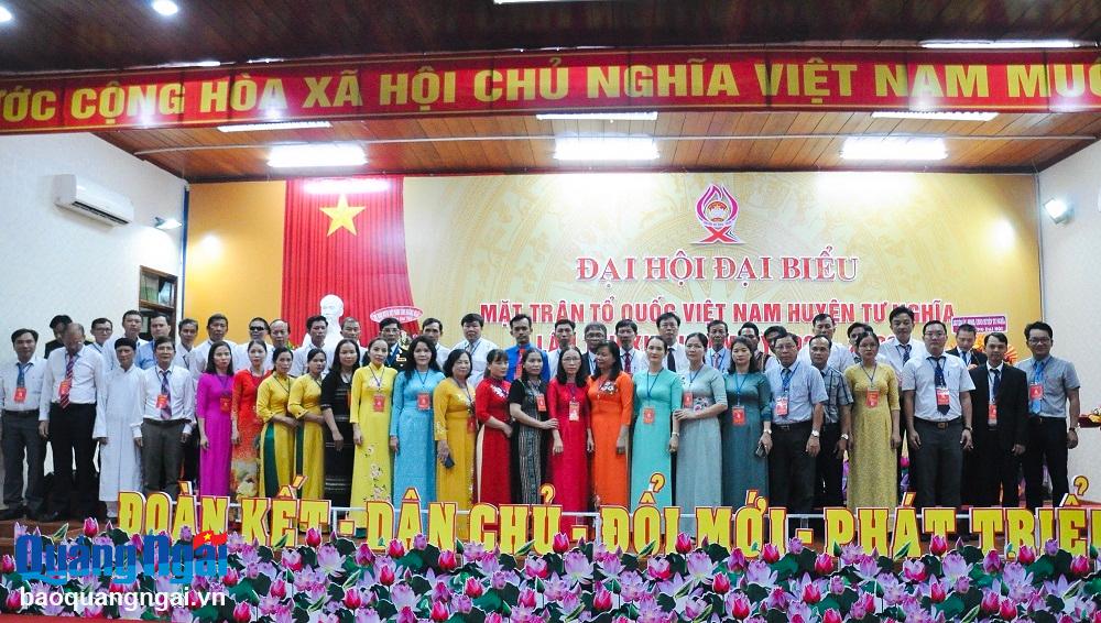 Đại hội đã hiệp thương cử ra 57 vị tham gia Ủy ban MTTQ Việt Nam huyện Tư  Nghĩa nhiệm kỳ 2024 – 2029.