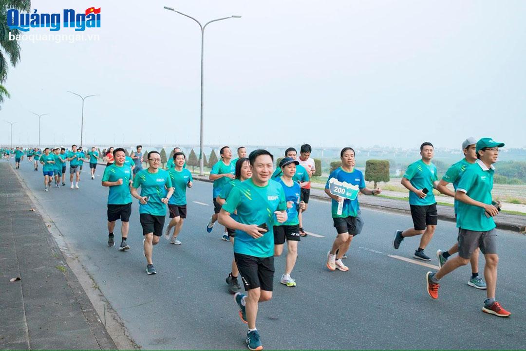 Chi nhánh BIDV Dung Quất tham gia nhiều hoạt động thể thao