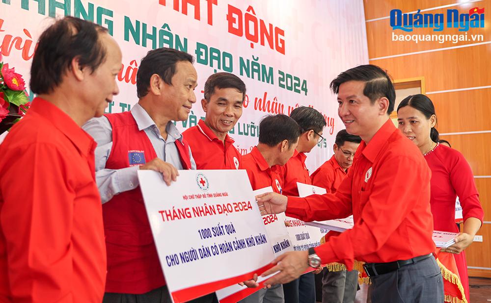 Hội Chữ thập đỏ tỉnh giao chỉ tiêu phấn đấu cho mỗi huyện, thị, thành Hội trong tỉnh vận động nguồn lực để trợ giúp cho 1.000 địa chỉ nhân đạo.