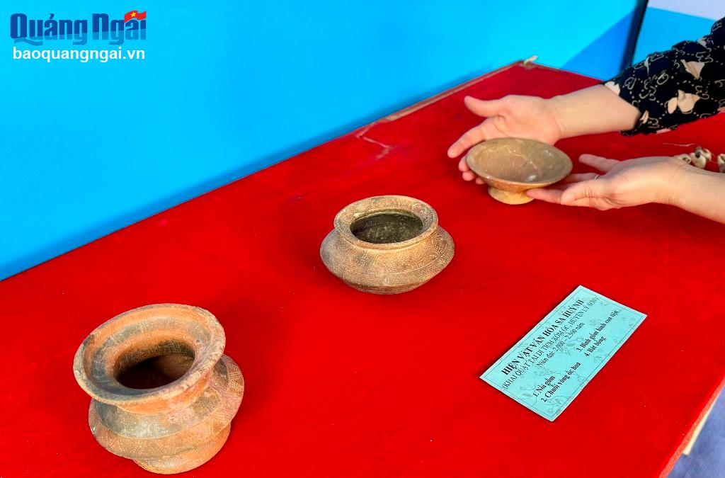 Các cổ vật thuộc nền Văn hóa Sa Huỳnh.