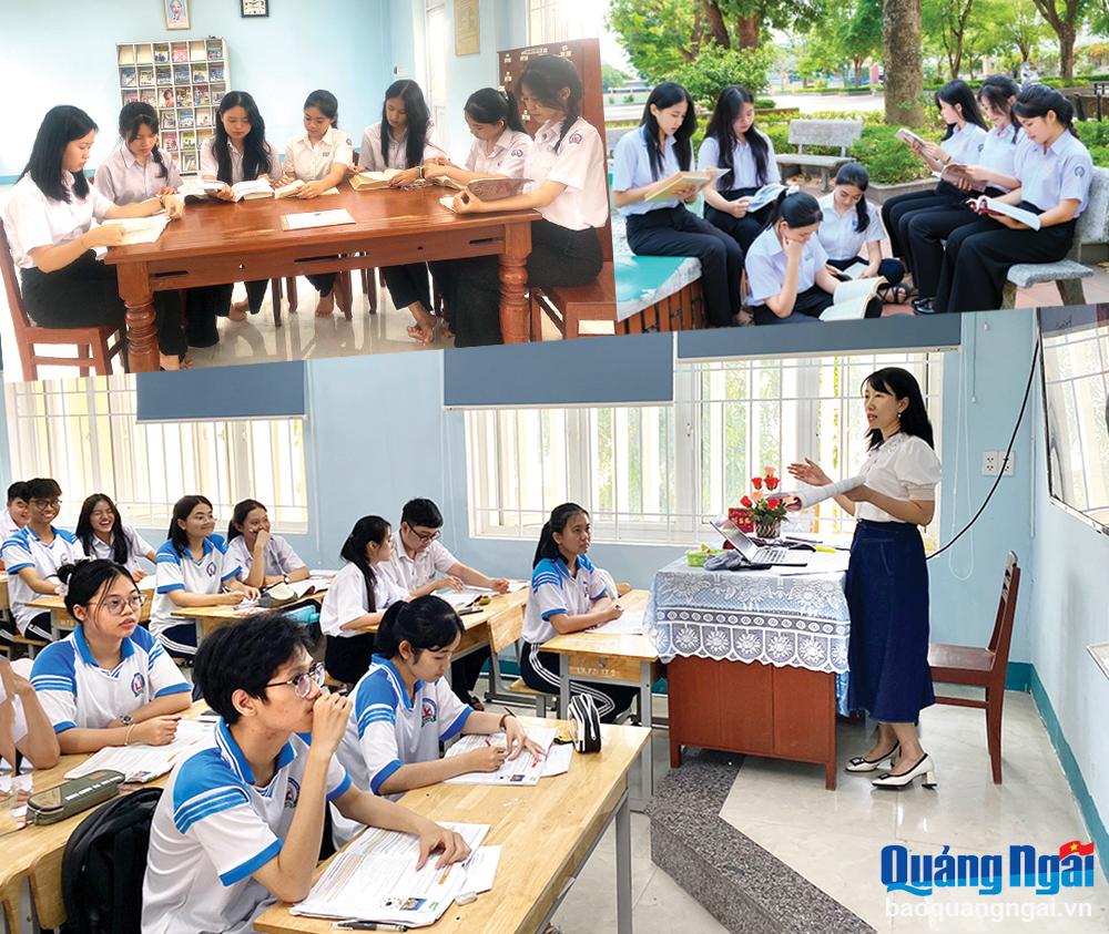 Một tiết học tại Trường THPT Chuyên Lê Khiết.  