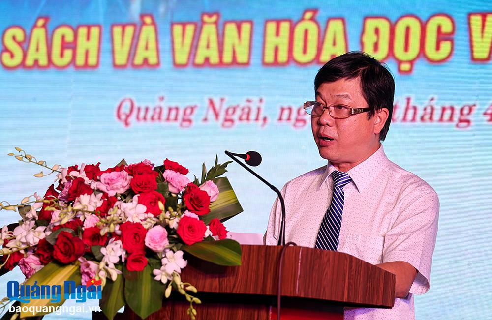 Giám đốc Sở TT&TT Trần Thanh Trường phát biểu tại lễ khai mạc.