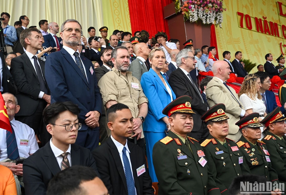 Các đại biểu quốc tế tham dự Lễ kỷ niệm.