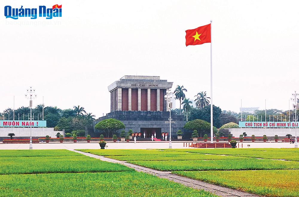 Lăng Chủ tịch Hồ Chí Minh.                                                                                                      Ảnh:  VÕ VĂN