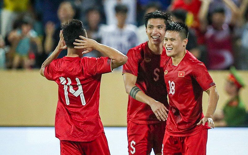 Giao hữu: Đội tuyển Việt Nam thắng Syria 1-0