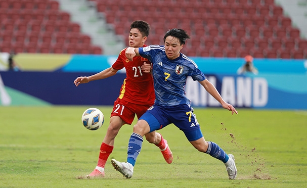 U17 Việt Nam thua 0-4 trước U17 Nhật Bản
