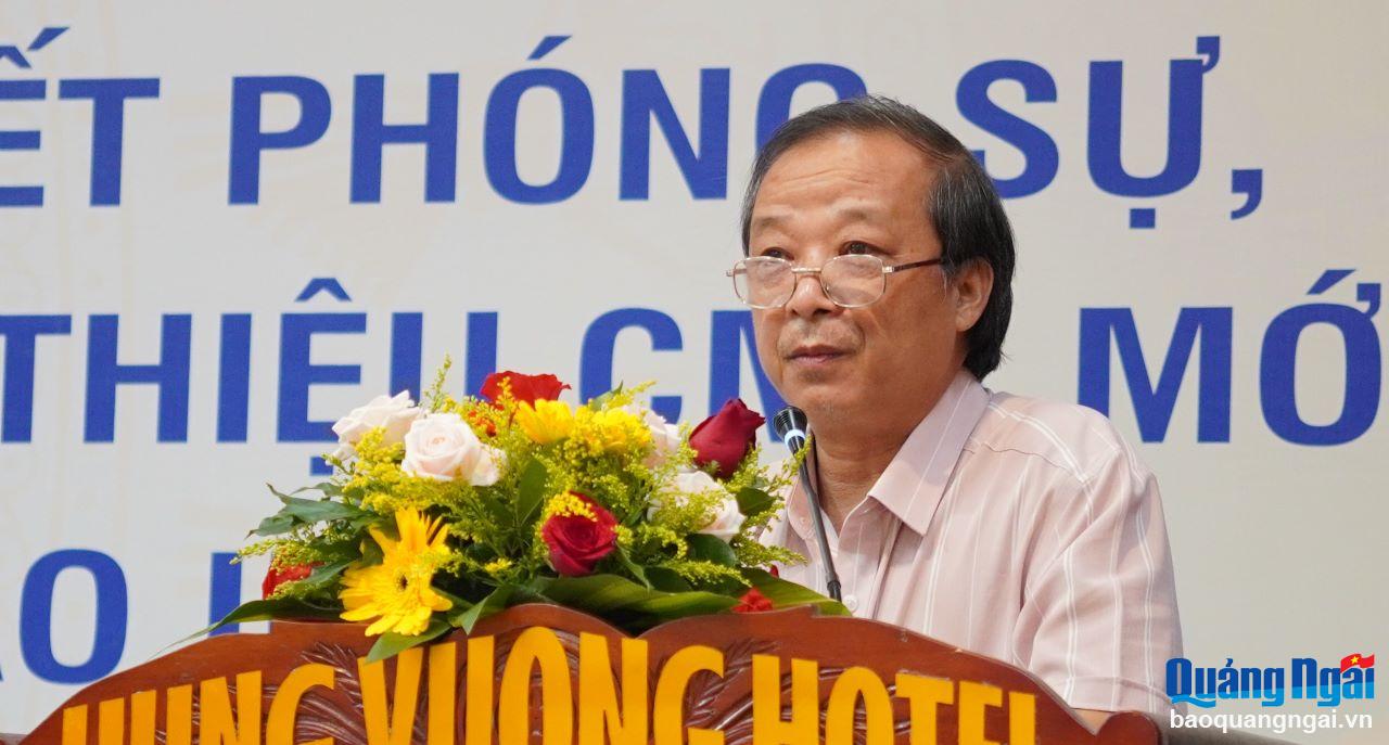 Phó Tổng Biên tập Báo Quảng Ngãi Trần Đình Hải đã thông qua Kế hoạch và phát động hưởng ứng Giải Búa liềm vàng tỉnh Quảng Ngãi lần thứ I- năm 2023.