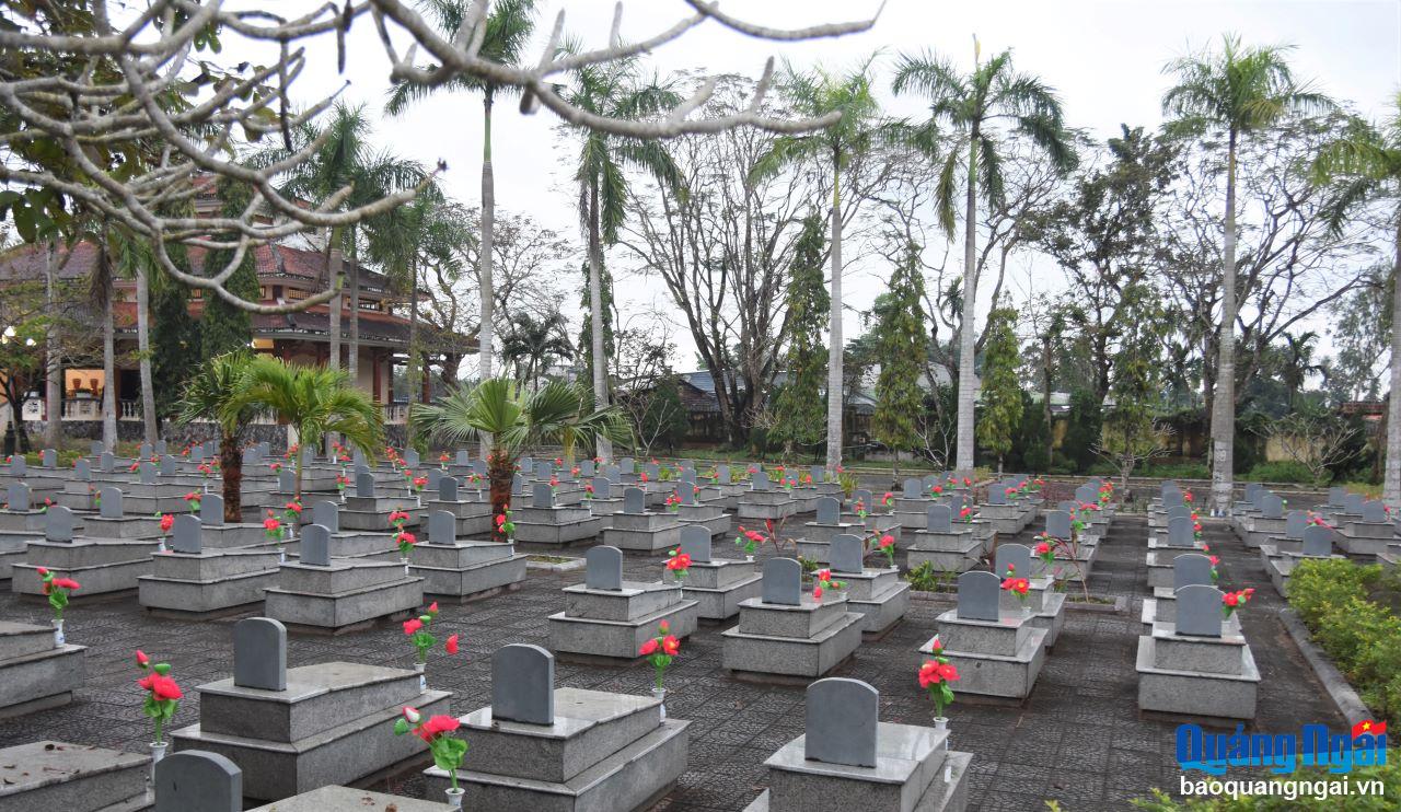 Dự án Sửa chữa, cải tạo Nghĩa trang liệt sĩ tỉnh Quảng Ngãi là dự án có ý nghĩa quan trọng nhằm tôn vinh người có công trong sự nghiệp giải phóng dân tộc