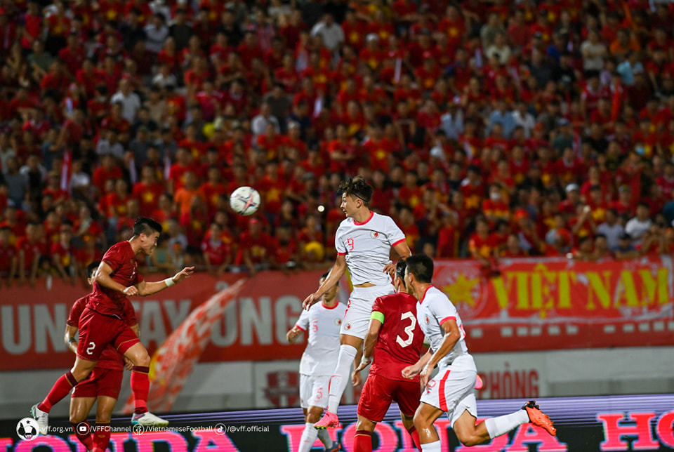 Đội tuyển Việt Nam có chiến thắng đầy khó khăn trước Hong Kong (Trung Quốc). ẢNH: VFF