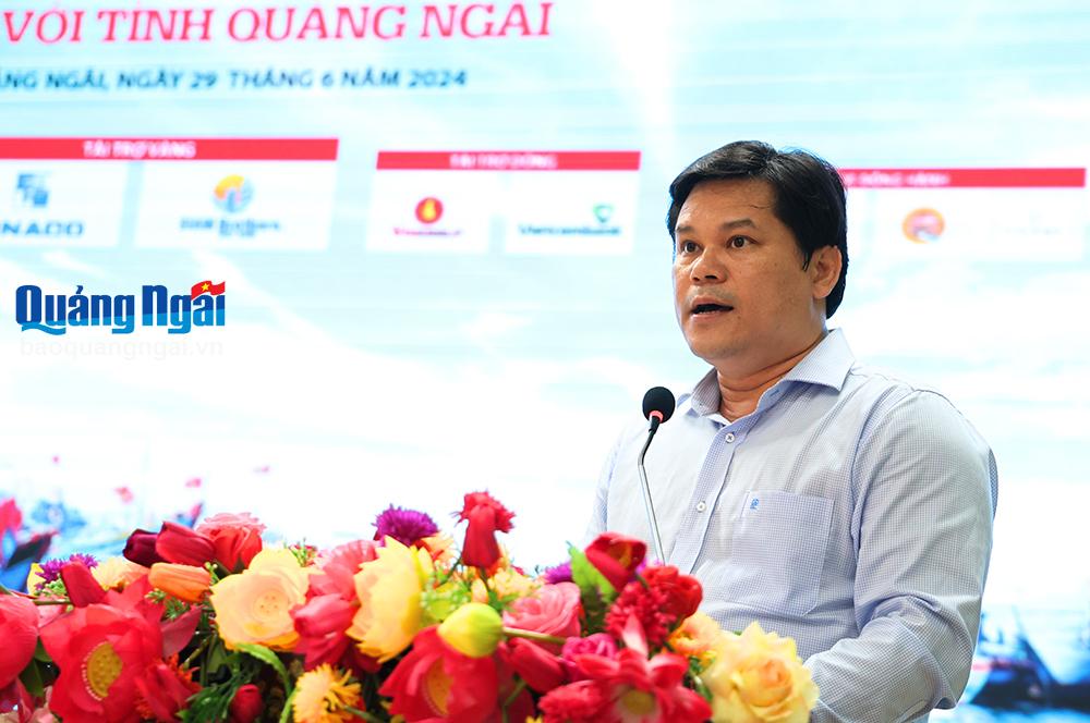 Phó Chủ tịch UBND tỉnh Trần Phước Hiền phát biểu tại chương trình.