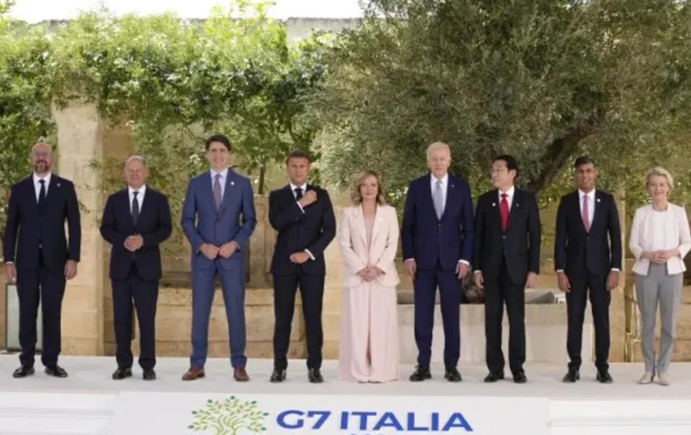 Hội nghị thượng đỉnh G7 đang diễn ra tại Italy (Ảnh: AP)