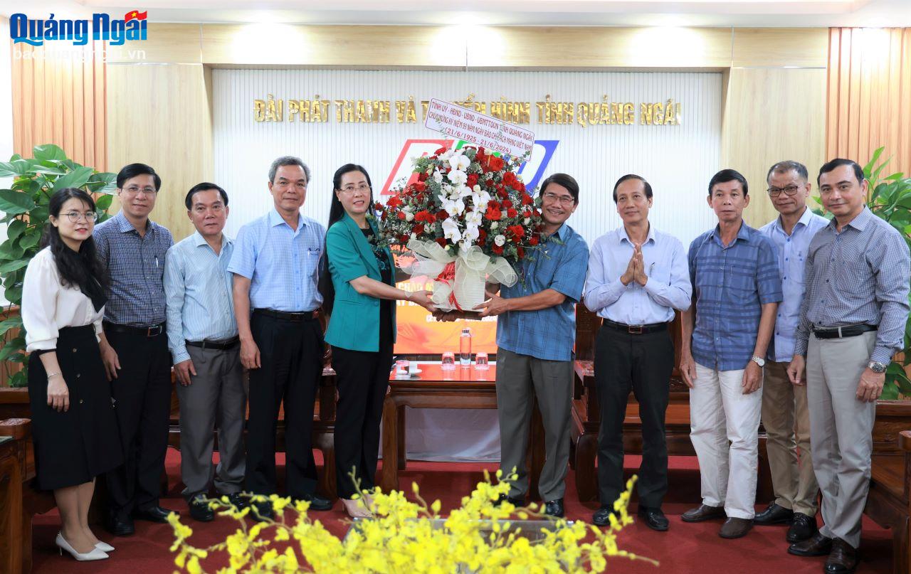 Bí thư Tỉnh ủy thăm, chúc mừng các cơ quan báo chí nhân Ngày Báo chí Cách mạng Việt Nam
