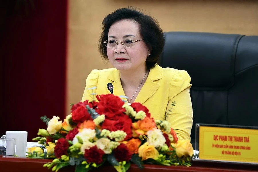Bộ trưởng Bộ Nội vụ Phạm Thị Thanh Trà. 