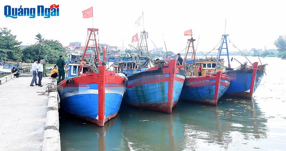 Nhiều tàu cá tại xã Nghĩa An (TP.Quảng Ngãi) không có giấy tờ nên rất khó hoàn tất thủ tục đăng ký, đăng kiểm (ảnh minh họa).
