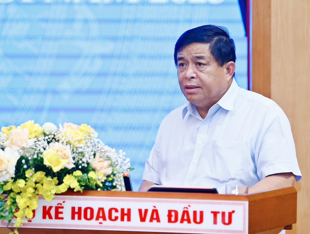 Bộ trưởng Bộ Kế hoạch và Đầu tư Nguyễn Chí Dũng chủ trì hội nghị (Ảnh: Đức Thanh/baodautu)